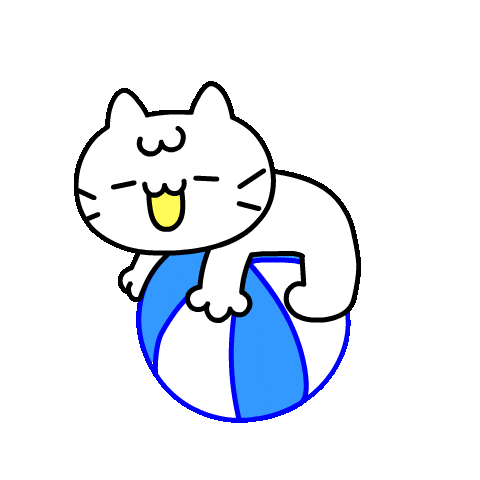 Happy Cat Sticker by Mikitti