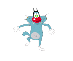 happy dance Sticker by Oggy and the Cockroaches