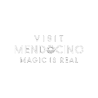 Mendo Sticker by Visit Mendocino County
