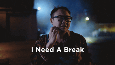 Tired Breaktime GIF by CG Coralisle