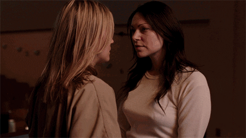 kissing orange is the new black GIF by Yosub Kim, Content Strategy Director