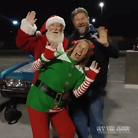 waving merry christmas GIF by Off The Jacks