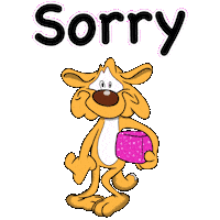Sorry Apologies Sticker by Elnaz  Abbasi