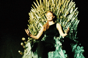 game of thrones the iron throne GIF
