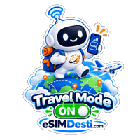 Travel Mode Sticker by Esimdesti