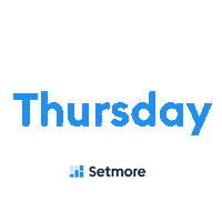 Thursday Sticker by Setmore