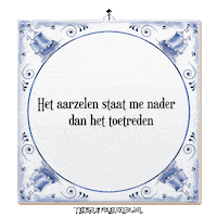 Spreuk Reflectie Sticker by Tegelspreuken.nl