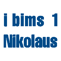 expert_TechnoMarkt lustig nikolaus ibims1nikolaus Sticker