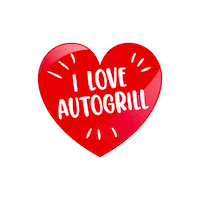 Autogrillofficial love heart food i love you Sticker