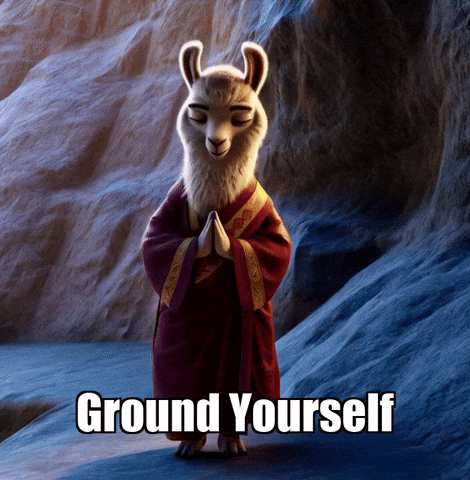 Grounding In The Now GIF by dalaillamazen