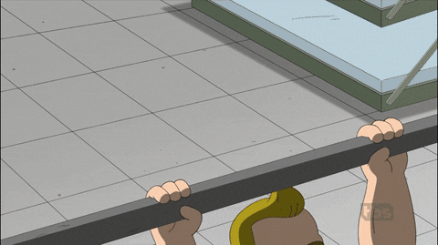 negativeaffirmations giphyupload american dad friends forever trust fall GIF