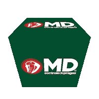 mdcontroledepragas cube md cubo controledepragas Sticker