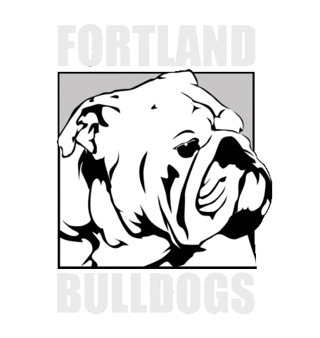 Imfortland Sticker by FORTLAND BULLDOGS