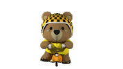 Bear Riding Sticker by Carousel