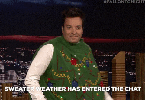 Hub101 giphygifmaker sweater sweater weather hub101 GIF