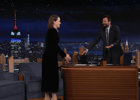 Wave Clairefoy GIF by The Tonight Show Starring Jimmy Fallon