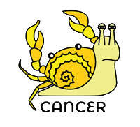 Cancer Zodiac Sticker
