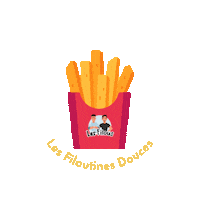 French Fries Sticker by Les Filous