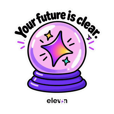 Crystal Ball Star Sticker by Elevon