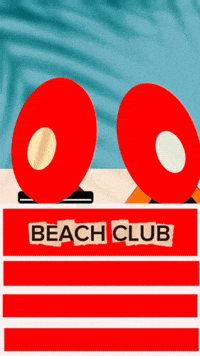 Palm Trees Friends GIF by Sweet Charee Gallery