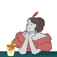 Sleepy Gossip Sticker by The Udaya