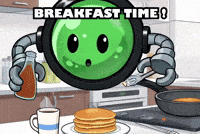 Breakfast Time Pancakes GIF by InfiNFT Royale
