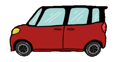 deefeeproductions car red speed race Sticker