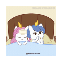 Nervous Deep Breath Sticker by Brave Unicorn