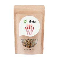 Tea Apple Sticker by fitvia