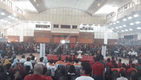 Brawl Erupts as Flare Set Off During Forum With Former Prime Minister