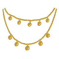 Fashion Gold Sticker by ISA NOY