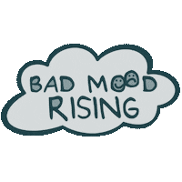 badmoodrising cloud badmoodrising Sticker