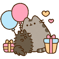 Happy Birthday Love Sticker by Pusheen
