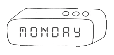 Blinking Alarm Clock Sticker by The Influence Agency