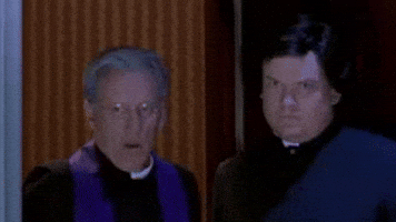 MoDErahN giphyupload scary movie priest священник GIF