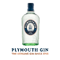 PlymouthGinGlobal drink alcohol bottle england Sticker