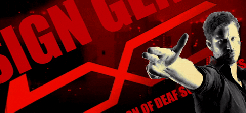 sign language star GIF by Emilio Insolera
