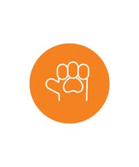 dogtopiacanada bone dog mom tennis ball thought bubble Sticker