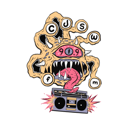 Dnd Sticker by CJSW 90.9fm