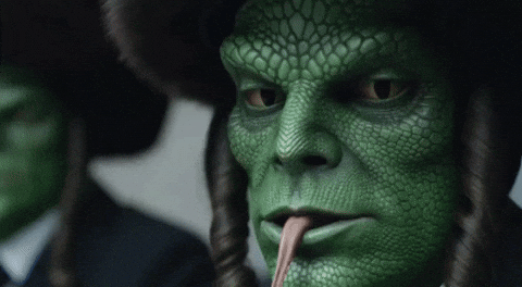 Shocked Lizardpeople GIF