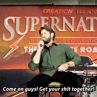 aborddelimpala 2021 jensen ackles aborddelimpala get your shit together GIF