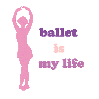 delaycolor dance ballet ballerina 발레 Sticker
