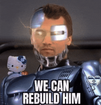 We Can Rebuild Him Robot GIF