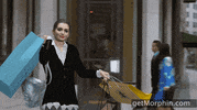 morphin film 90s shopping clothes GIF