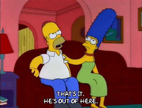 Angry Season 3 GIF by The Simpsons