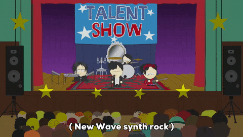goth kids talent show GIF by South Park 