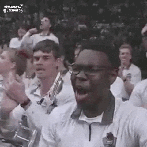 Excited Lets Go GIF by NCAA March Madness