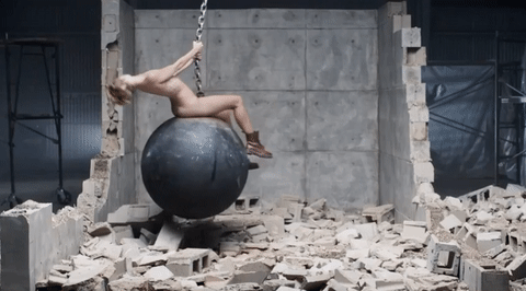 wrecking ball GIF by Miley Cyrus