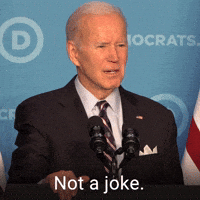 Not a joke.