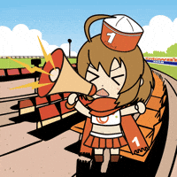 がんばって Attention Please GIF by Entowa's